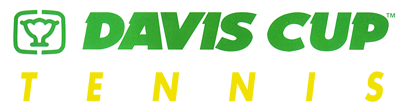 Davis Cup Tennis logo for Sega Mega Drive